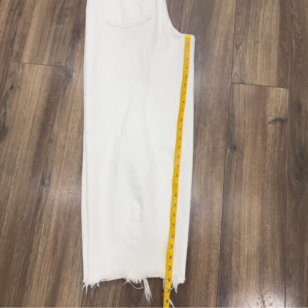 AllSaints Jeans women’s 100% cotton non stretchy Jayce White Denim size 28 - Picture 8 of 13